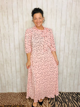 Power On The Day Dress-Pink Polkadot