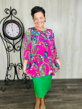 Marissa Pink Paisley Tunic