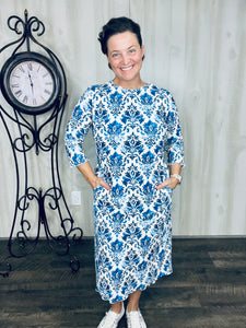 Blue Dreams Active/Swim Dress