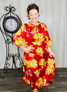 Marissa Floral Boho Dress