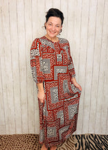 Maddie Patchwork & Leopard Dress