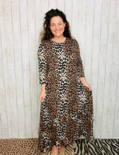 Michella High Low Dress-Classic Leopard