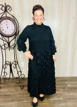 Ruffles & Class Dress- Black