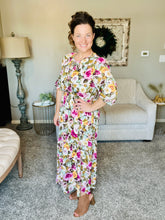 Kara Ivory & Floral Dress