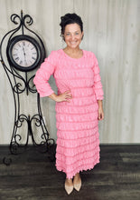 Classy & Ruffles Light Pink Dress