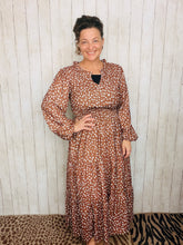 Julia Frilled Bambi Print Dress