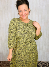 Missy Olive Animal Print Dress