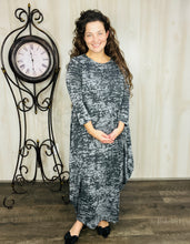 Charcoal & Gray Parachute Dress