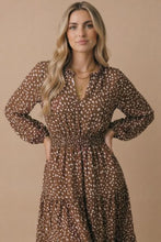 Julia Frilled Bambi Print Dress