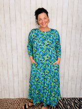Brenda Blue & Green Dress