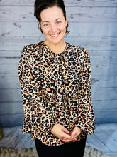 Lillian Classic Leopard Bow Top