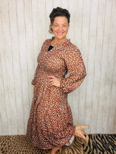 Julia Frilled Bambi Print Dress
