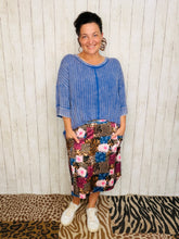 Missy Leopard & Floral Swim/Active Skirt (Hidden Shorts) 22”