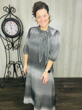 Suzanne Ombre Charcoal Dress