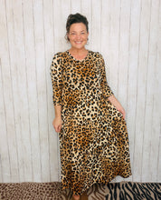 Tonya Marie Tiered Dress- Leopard Print