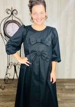 Misty Black & Bow Dress