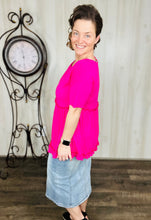 The Good & The Comfy Top- Black, Hot Pink or Mauve