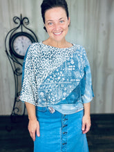 Kimberly Leopard & Paisley Top