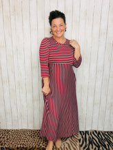 Everyday Style Dress- Burgundy