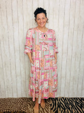 Trish Bow Front Dress-Pink