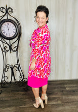 Flash of Style Tunic- Pink Floral