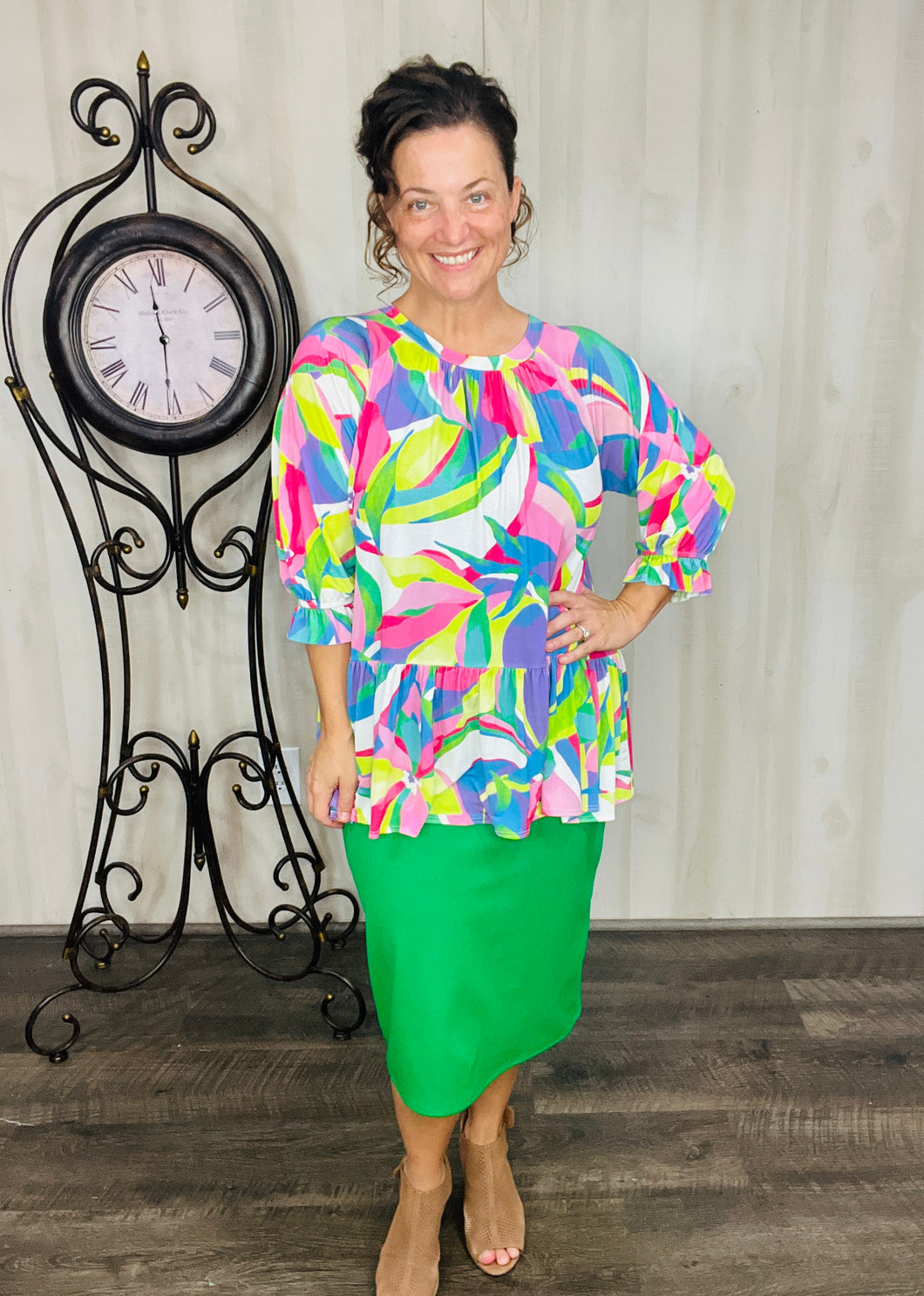 Jordan Tropical Multi-Color Top