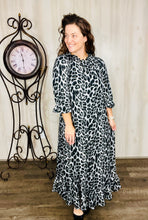 Style & Comfort Dress- Black Leopard