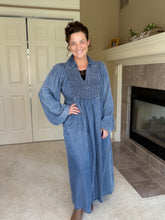 Kristen Smocking & Denim Dress