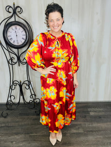 Marissa Floral Boho Dress