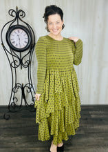Georgia Polkadot Dress- Pink, Olive, or Black