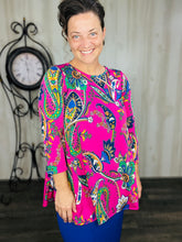 Marissa Pink Paisley Tunic