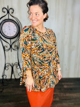 Marissa Rust Printed Tunic