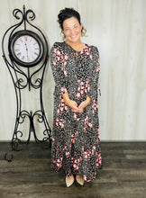 Connie Coral & Leopard Dress