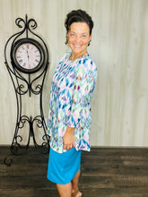 Marissa Blue & Pink Dreams Tunic