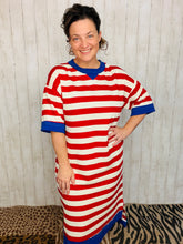 Patriotic Knit Midi Dress