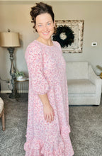 Michella High Low Dress-Peachy Pink Floral