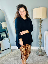 Tara Sharkbite Tunic-Black