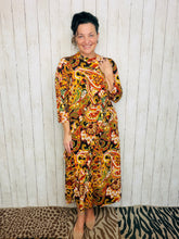 Stunning Style Mock Neck Paisley Dress