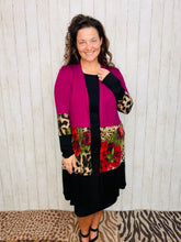 Magenta Rose Cardigan