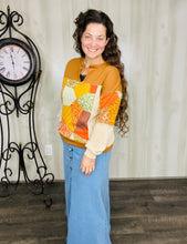Autumn & Patchwork Pullover