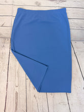 Miss Amy Thicker Fabric Pencil Skirt- (Regular & Plus) Periwinkle (27"-29" Length