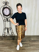 Missy Brown Animal Print Swim/Active Skirt 26” (Hidden Shorts)