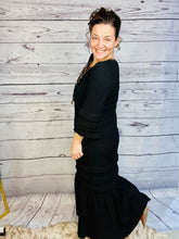 Rena Black & Leopard Dress