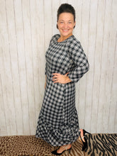 Black & Plaid Dreams Dress