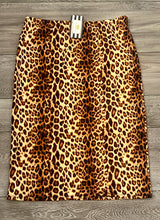 Miss Amy Thicker Fabric Pencil Skirt- (Regular & Plus) Classic Leopard Print