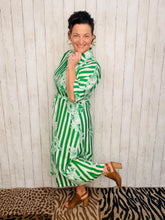 Spring Green Floral Dress