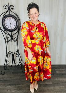 Marissa Floral Boho Dress