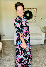 Regina Black & Paisley Dress