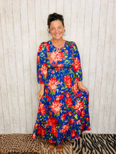 Mallory Blue Floral Dress