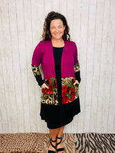 Magenta Rose Cardigan